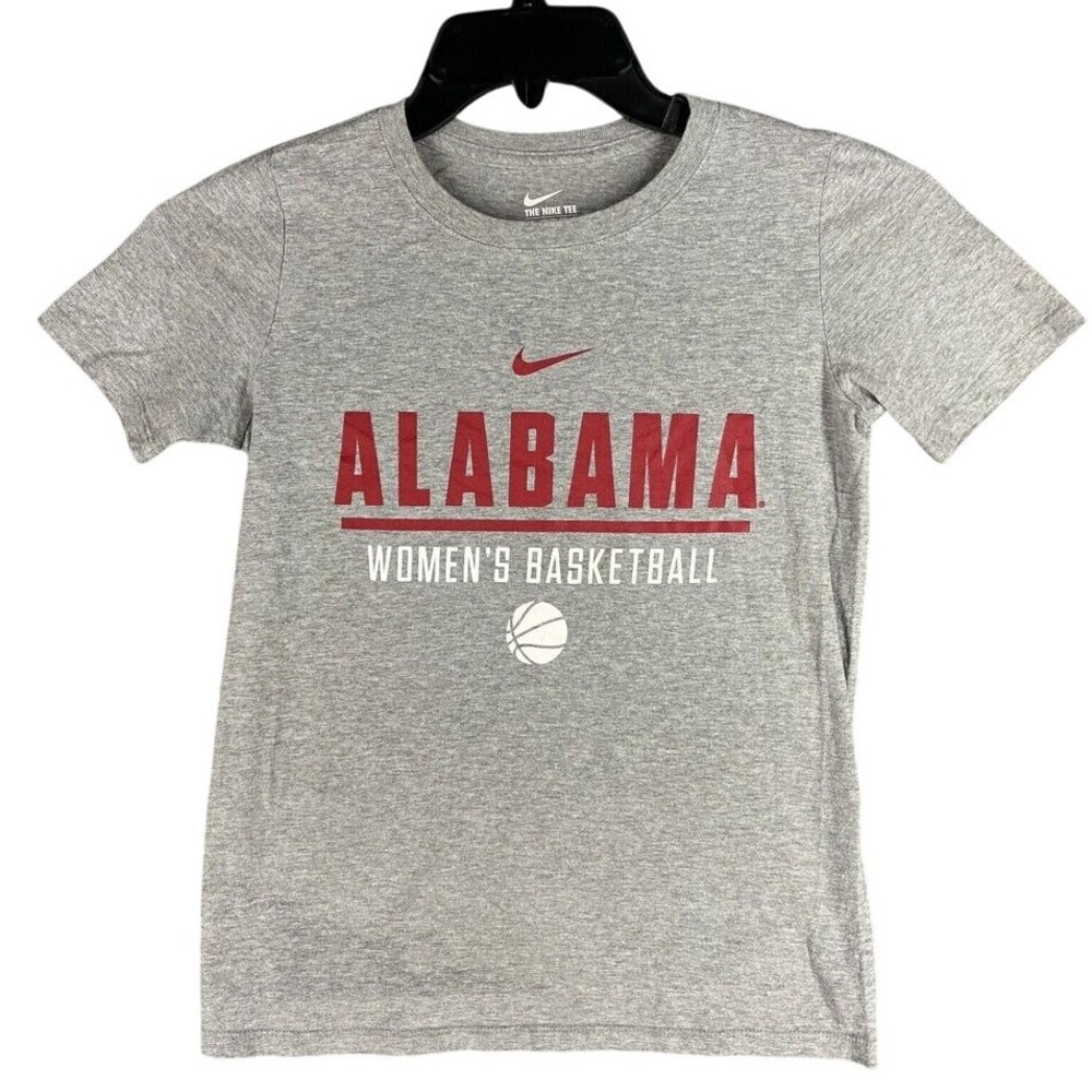 University Alabama Shirt Womens S NIKE Center Swoosh Basketball Athletic College
